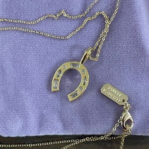 Melinda Maria Lucky Horseshoe necklace